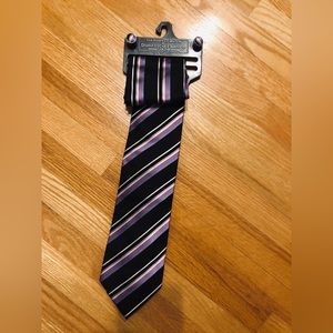 Men’s silk tie, pocket square and cufflink Silk, Domenico Franco made in Italy